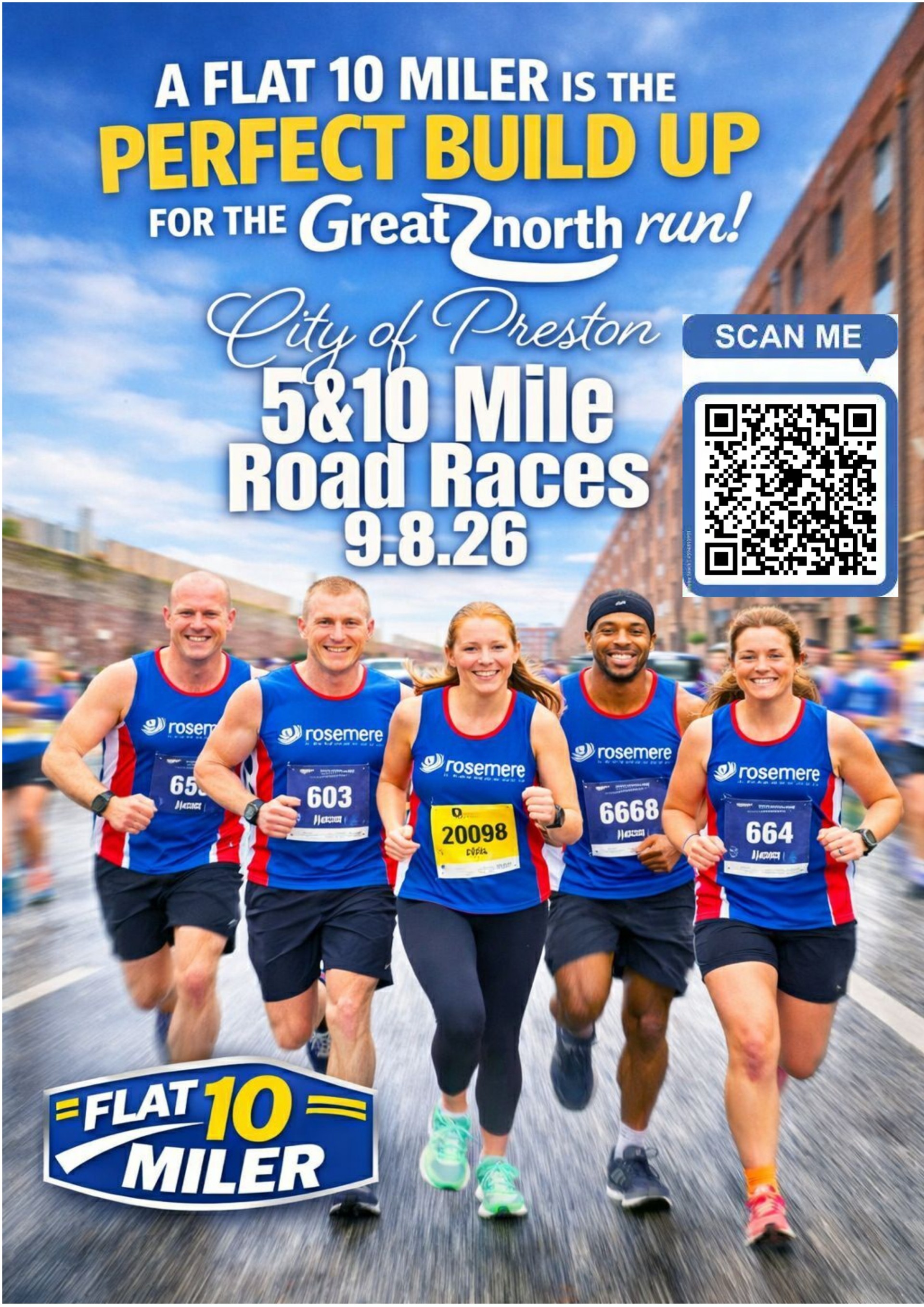 City of Preston 5 Mile poster