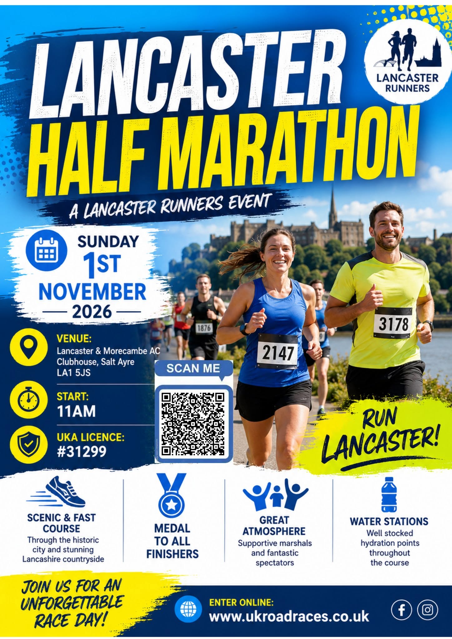 Lancaster Half Marathon poster
