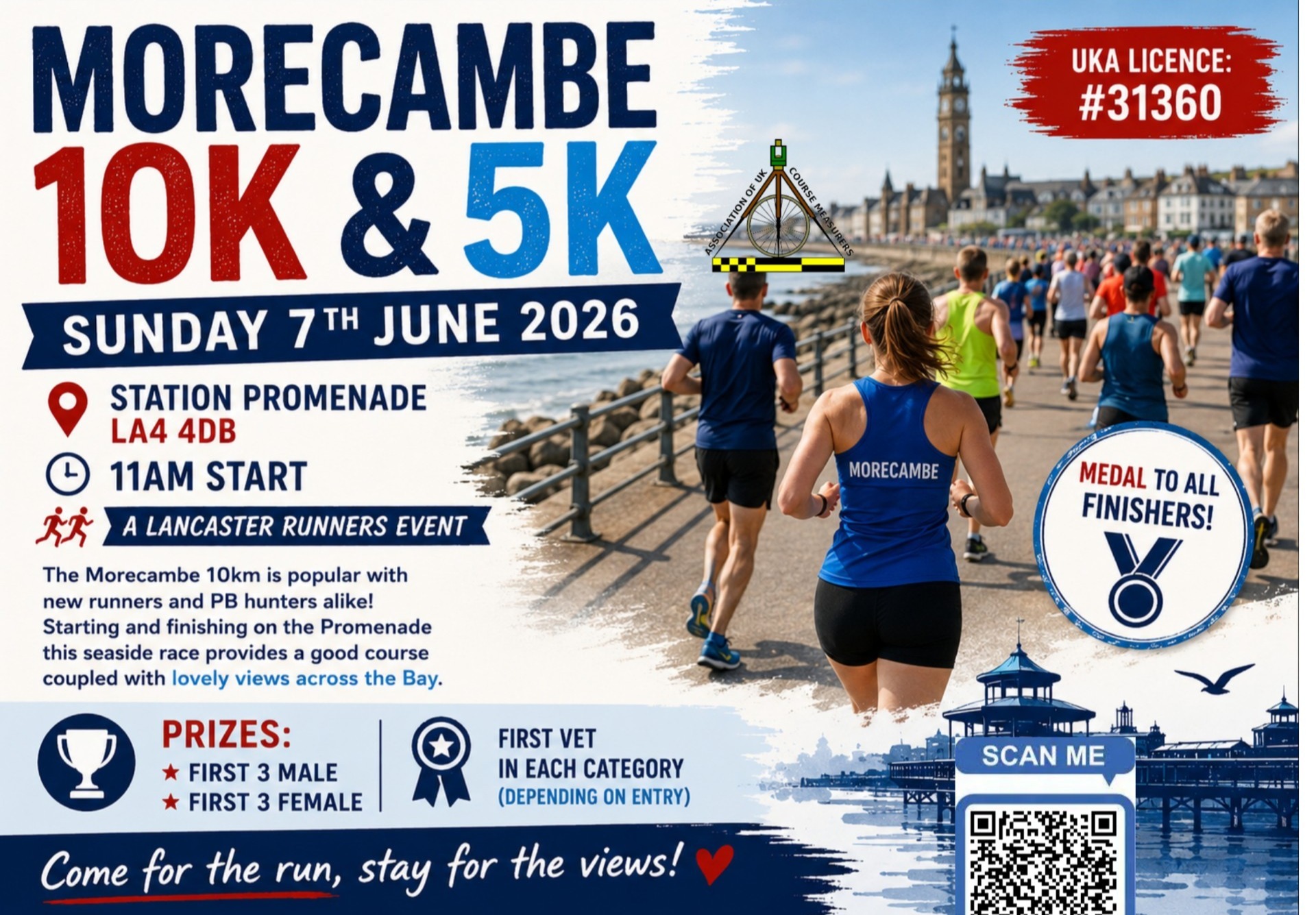 Morecambe 10K poster