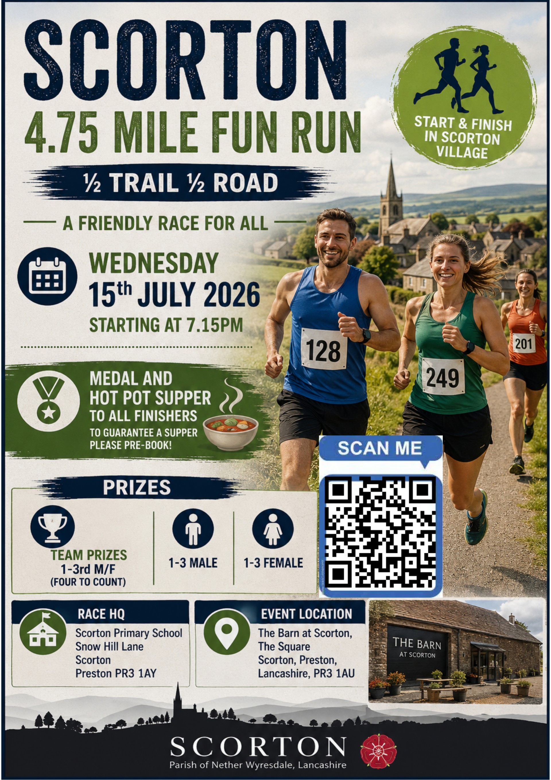 Scorton Supper Run poster